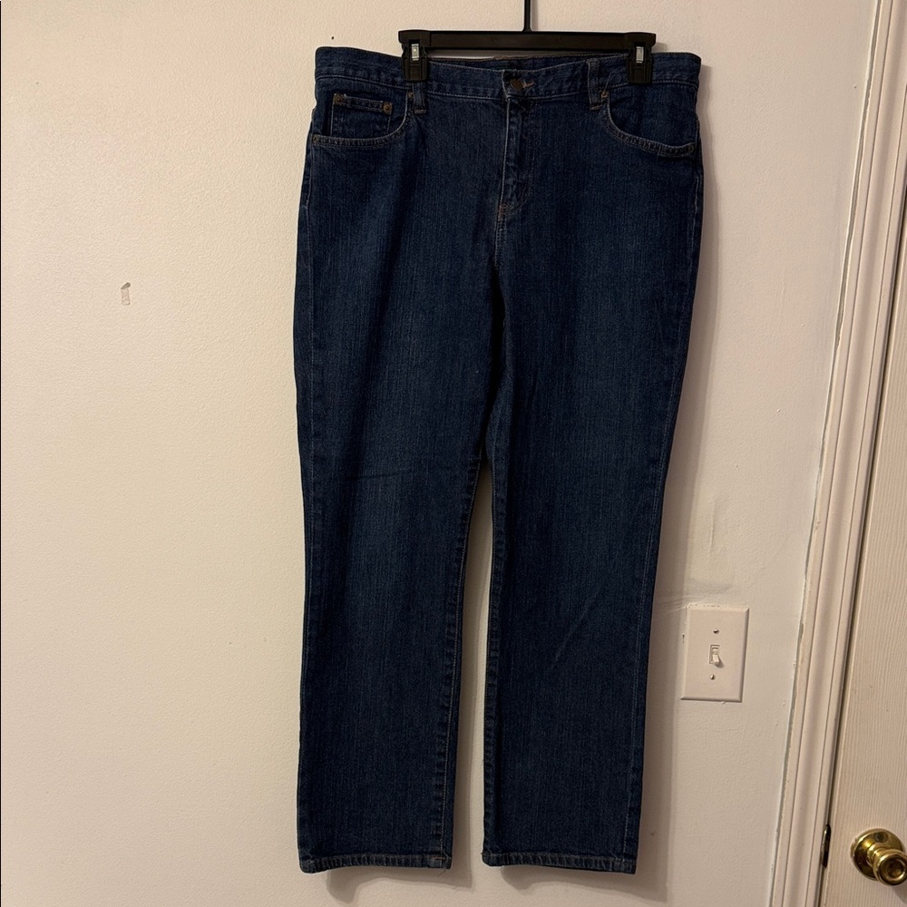 Classic Straight Leg Denim Jeans